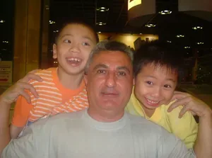 Derek Lim with Coach Tigran
