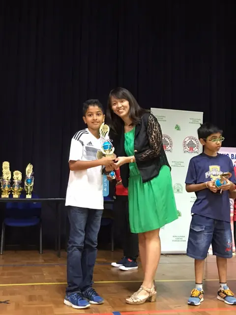 ROYALCHESS student with Coach Tigran